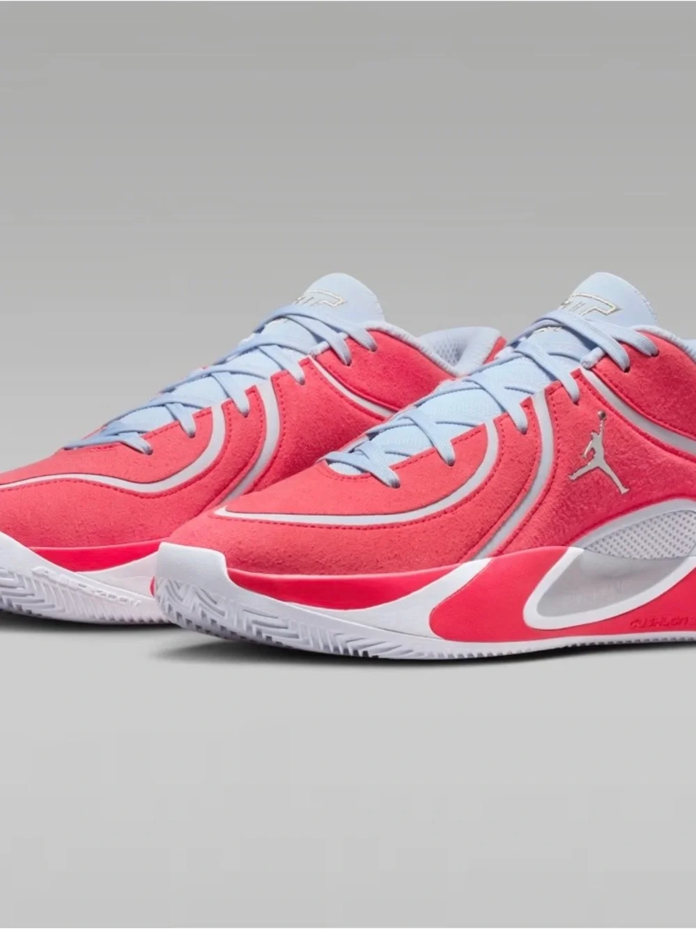 Jordan Men’s Neon Pink & white Low-Top Sneakers